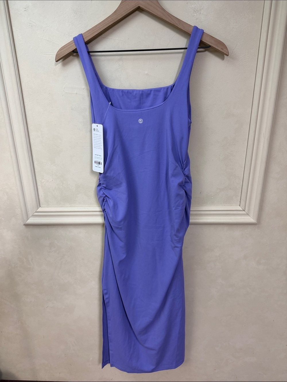 New! CRZ Yoga Butterluxe Sleeveless Maternity Dress - Picture 3 of 6